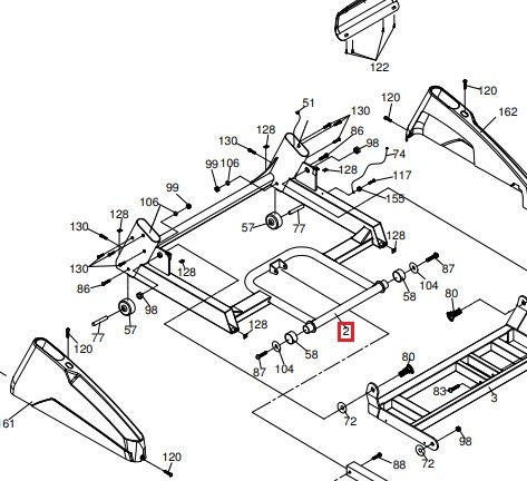 Sole F80 Frame Base Assembly (2018 - 2020) 