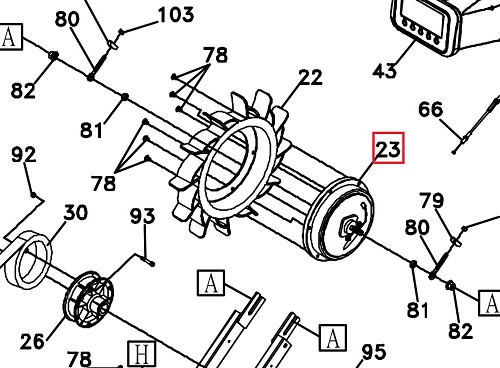Spirit And Sole Fitness Rowers Flywheel Assembly 