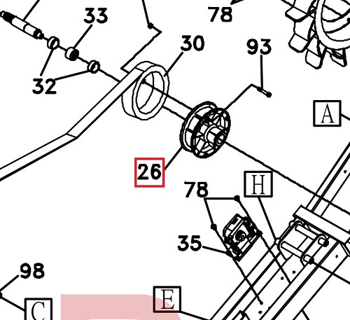 Sole SR500 / SR550 Rower Latch Assembly 