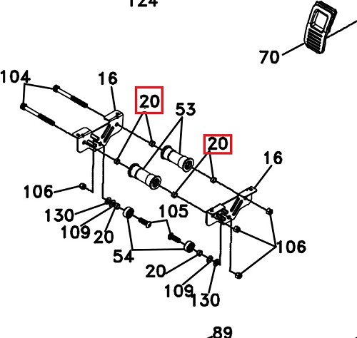 Sole Rowers Seat Rollers Sleeve 