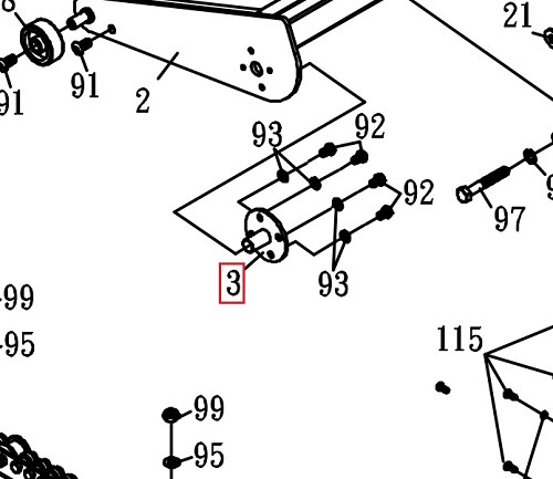 Sole ST90 Incline Arm Connector 