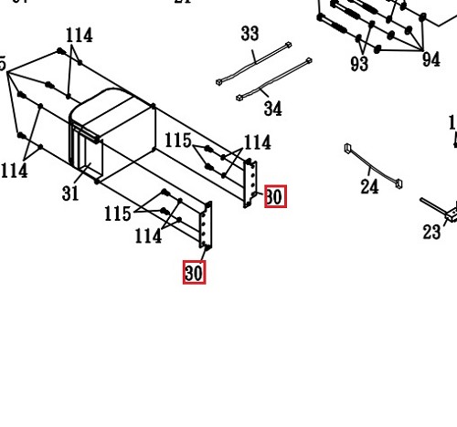 Sole ST90 MCB / Inverter Board Fixing Plate 