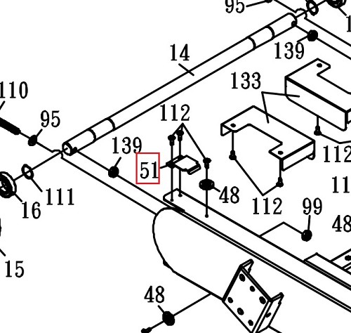 Sole ST90 Side Rail Limit Piece 
