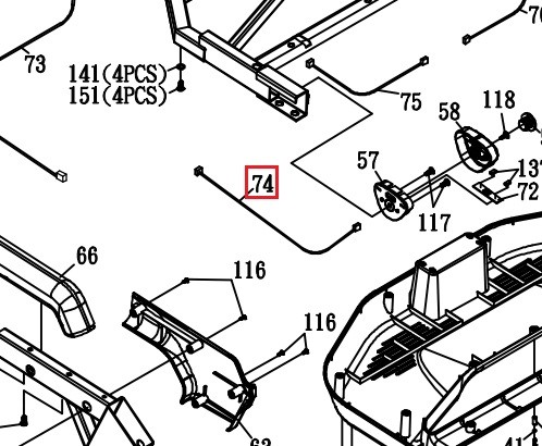 Sole ST90 Resistance Connecting Cable 